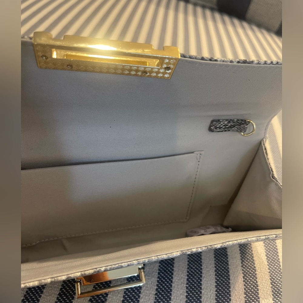 BCBGeneration Silver Clutch - Picture 7 of 7
